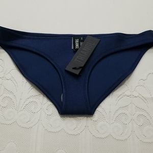 76B Triangl navy shimmer bikini bottoms, various
